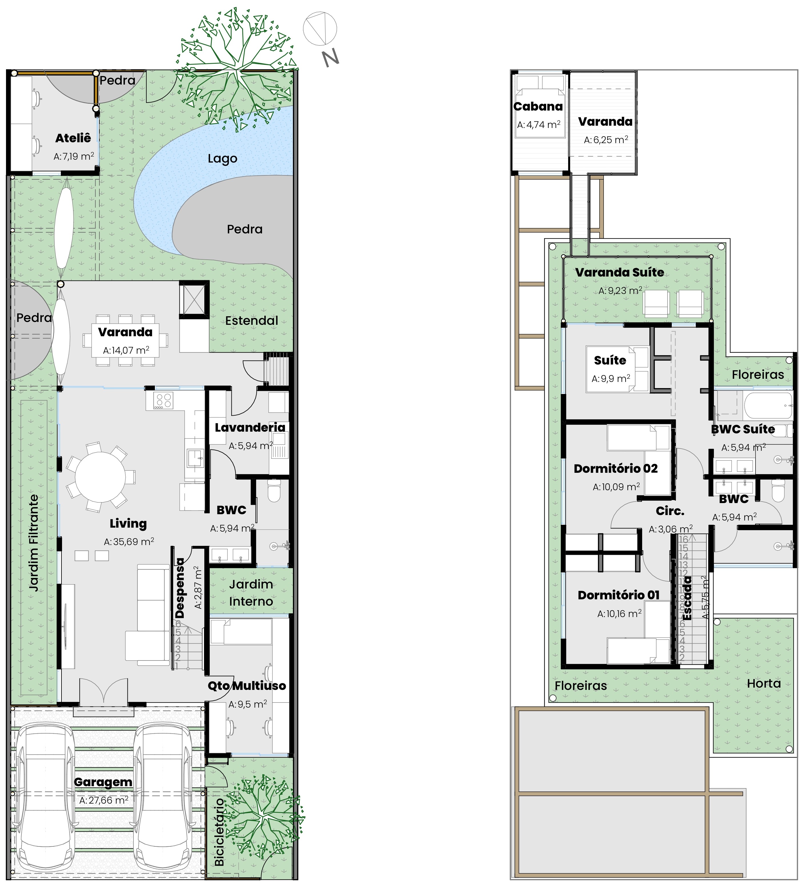 Planta 1 do projeto Casa B-612