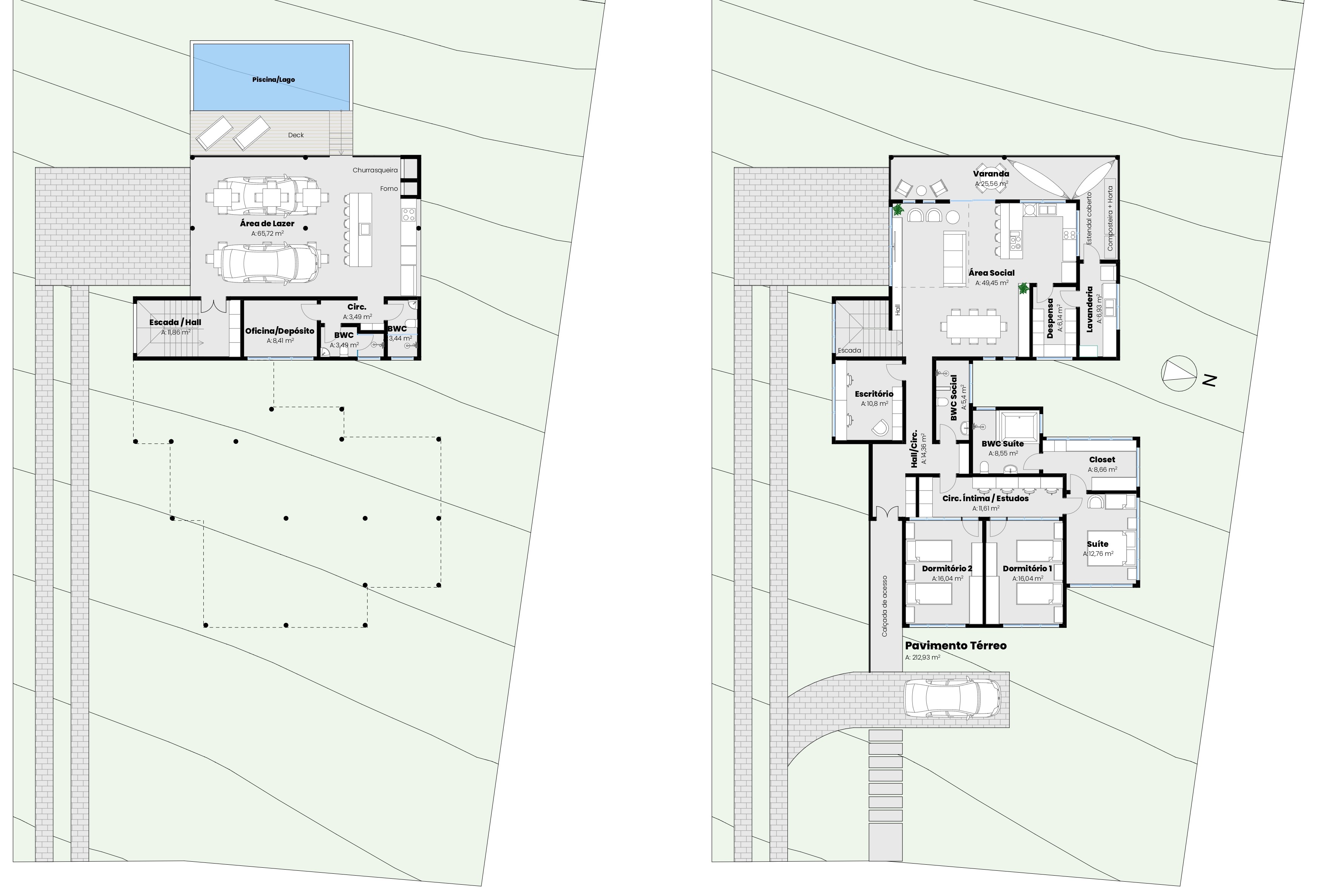 Planta 1 do projeto Casa FR